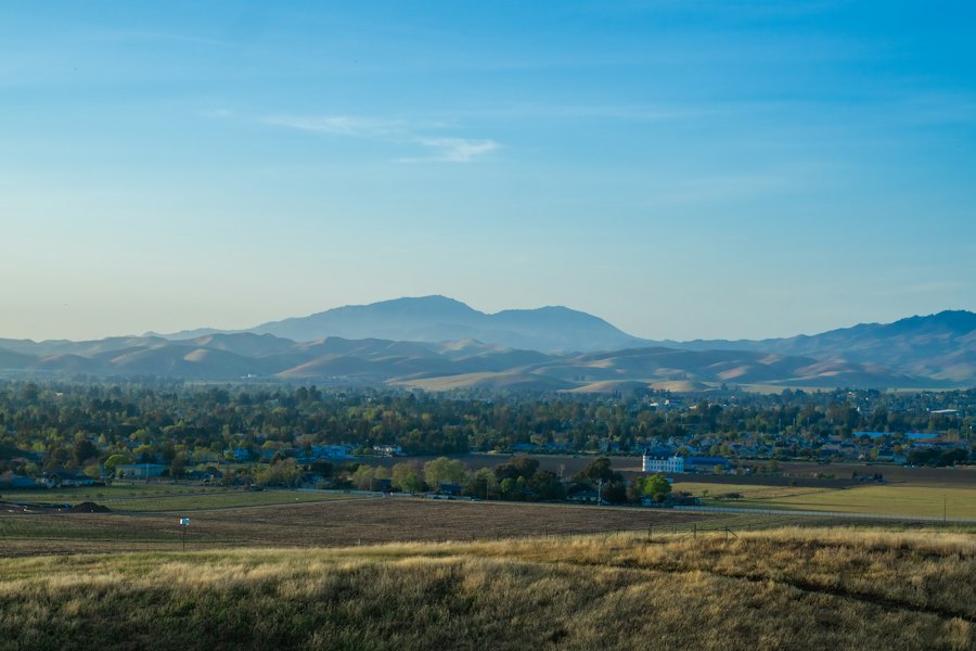 East Bay hills with Mount Diablo in the distance